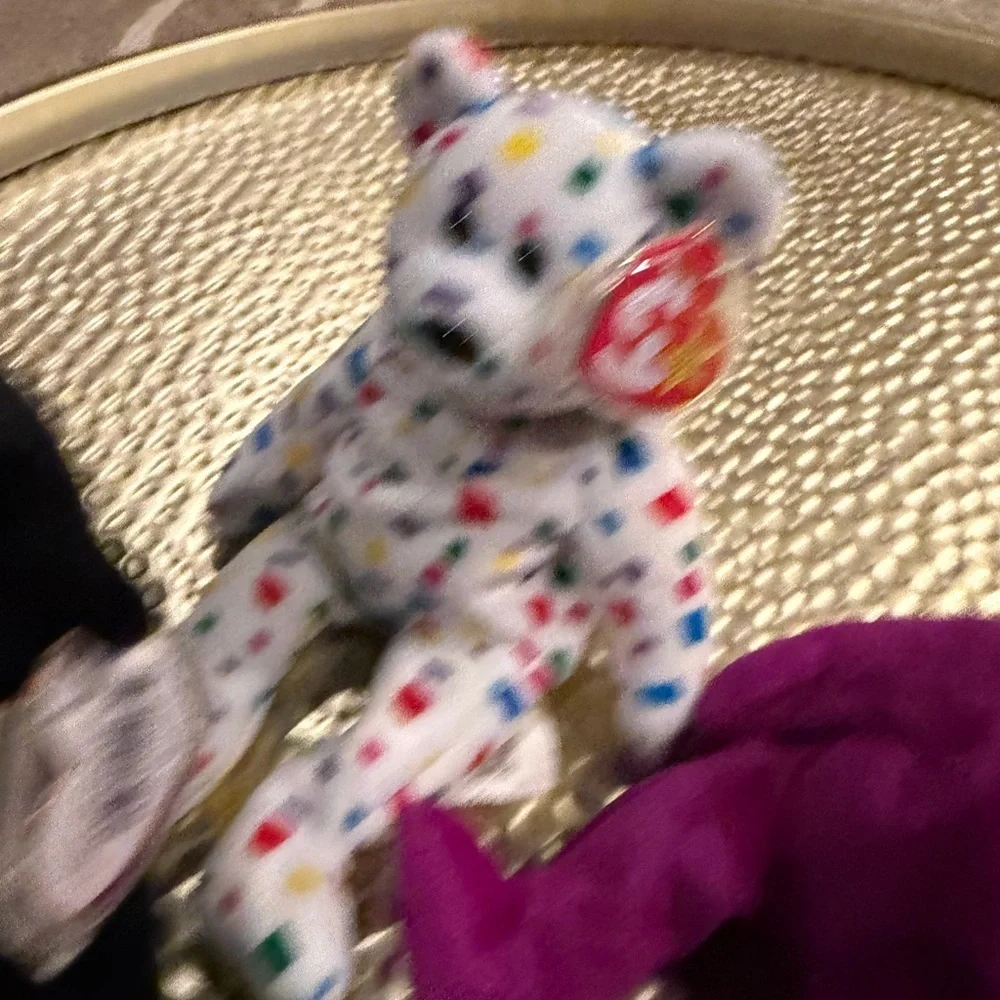 Ty Beanie Babies with tags ( Ariel, The End, y2k, and millennium beanie baby)